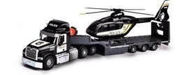 Resim Majorette Mack Kamyon ve Polis Helikopteri 213716002 