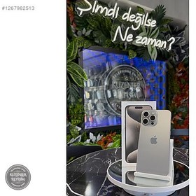 Resim Apple iPhone 15 Pro Max İkinci El YD | 512 GB | Natürel Titanyum 