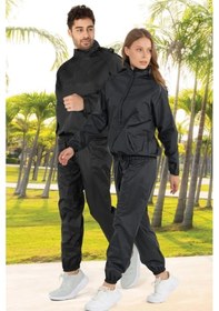 Resim Altıs Termal Sauna Eşofman - ya Yardımcı Ve Terleten Siyah 