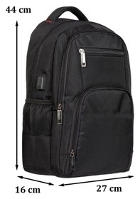 Resim 15.6" İnç Tablet Usb Bölmeli Laptop Sırt Çantası 