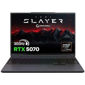 Resim Game Garaj Slayer R9TS2-5070-C1 R9-8940HX 32 GB 1 TB SSD RTX5070 16" Free Dos Dizüstü Bilgisayar 