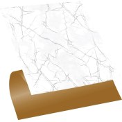 Resim Mena Rise Kendinden Yapışkanlı Desenli Pvc, Yapışkanlı Kaplama, Çıkartması, Zemin Duvar 30X30 cm (11 Adet / 1 M²) 