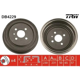 Resim Opel Astra H Fren Kampanasi 2004-2013 Trw Db4229 