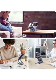 Resim Dux Ducis Z-shape Alüminyum Alaşımlı Katlanır Telefon Standı 