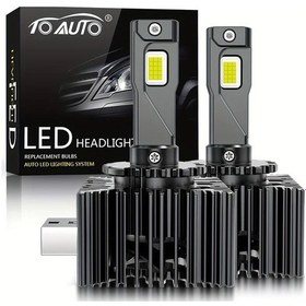 Resim Motion003 D1s D1r 2 Adet Led Far Canbus Uyumlu 30000lm D2s D4s D5s D8s D8r D2r D3r Turbo Otomatik Araba Işıkları Xenon Pil Olmadan 