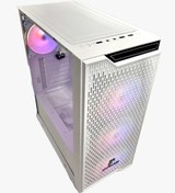 Resim Gameforce Rainy Beyaz 4x120 MM ARGB HALO Fan E-ATX Oyuncu Bilgisayar Kasası 