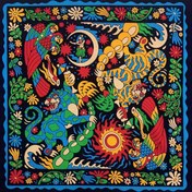 Resim 1 Adet Pamuk Hip-Hop Retro Stil Çok Yönlü Bandana, Tropikal Yağmur Ormanı Hayvanları Ve Bitkiler Tasarımı Maske, Sürüş, Yürüyüş, Diğer Açık Hava Sporları Için Uygun 