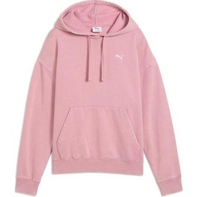 Resim Puma Ess Elevated Wash Hoodie Sweatshirt - 688103 Pembe 