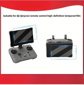 Resim Tianchishop Mini 3 Pro Uyumlu 2 Adet Djı Mavic Ekran Koruyucu Hd Çizilme Dirençli Hassas Kesim 