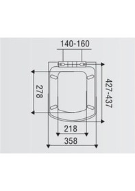 Resim Nkp Sedef Thermoplast Yavaş Kapanır Klozet Kapağı 0337 