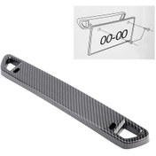 Resim Evrensel Araç Ruhsat Sahibi Plaka Numarası Çerçeve Tam Karbon Fiber Plaka Sahibi 