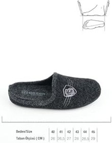 Resim Gezer Kışlık Gondol Erkek Ev Terlik GT2KMM.14628.00 
