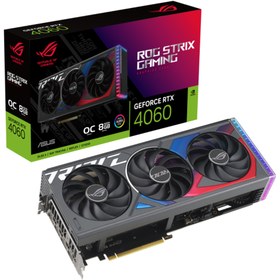 Resim Asus GeForce RTX 4060 Rog Strix 8G Gaming 8GB GDDR6 128 Bit DLSS 3 Ekran Kartı 