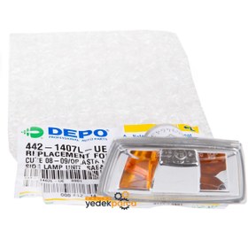 Resim DEPO 442-1407L-UE | Opel Corsa D Çamurluk Sinyali Sol Taraf 