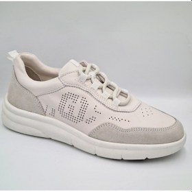 Resim Greyder 34590 Kirli Beyaz Hakiki Deri Kadın Günlük Casual Sneaker Kirli Beyaz 