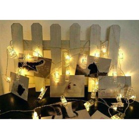 Resim Göktürkpazar 20'li Led Işıklı Fotoğraf Mandalları 