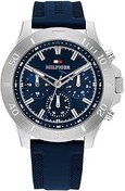Resim TOMMY HILFIGER ERKEK LACİVERT DİAL LACİVERT SİLİKON KAYIŞ SAATİ - 1792112, Lacivert: lacivert 