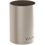 Resim VitrA Origin A4488934 Yerden Fırçalı Nikel Diş Fırçalığı 