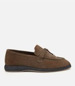 Resim Hotiç Kadın Süet Deri Haki Gold Aksesuarlı Klasik Loafer 01ayh313260a880 Yeşil 