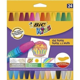 Resim Bic Kids Yağlı Pastel Boya Kalemi 24'lü Paket 