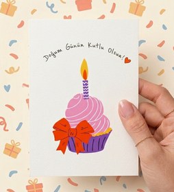 Resim Doğum Günü Mesaj Kartı 
