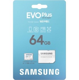 Resim Samsung Evo Plus Microsdxc Hafıza Kartı 160 Mb/s Fhd A1 V10 