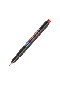 Resim KRAF ASETAT KALEMI OHP PLUS 290 (S) KIRMIZI - (12 Adet) Kırmızı 