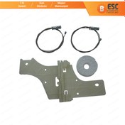 Resim Peugeot 508 MK1 W23 8D 8E 2010-2018 İçin Ön Sol Cam Kriko Seti 