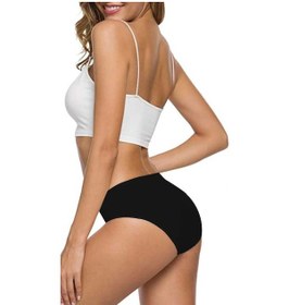 Resim 6 Adet Kadın Dikişsiz Lazer Kesim Esnek İz Yapmayan Külot S8 L-xl Çok Renkli 