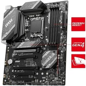 Resim MSI B760 GAMING PLUS WIFI DDR5 Intel B760 Soket 1700 DDR5 6800(OC) MHz mATX Gaming (Oyuncu) Anakart 