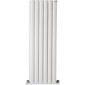 Resim Hammam 1500 x 475 mm Lilac Dikey Beyaz Alüminyum Radyatör Standart Bağlantı 