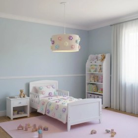 Resim Elizim Home Lighting Makrome Papatya Renkli Sarkıt Çocuk Avize 