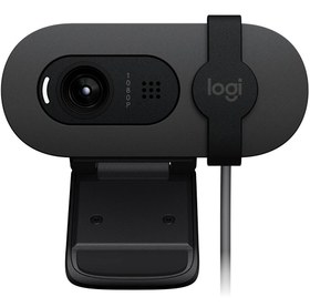 Resim Logitech Brio 100 Siyah Full HD 1080P Mikrofonlu Webcam 