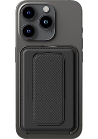 Resim Amazingthing Glamour Link Fonksiyonel Çok Yönlü Grip Standlı Magnetik Kartlık Siyah 