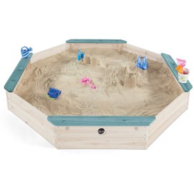 Resim Plum Dev Ahşap Kum Havuzu - Turkuaz 