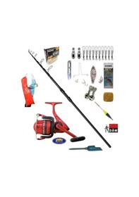 Resim Xt1 Tele 360cm 3.00lbs Lineaeffe Ocean Master 50 Profesyonel Sazan Kıyı Olta Takımı Seti 