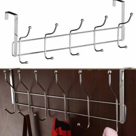 Resim Doğuş Mutfak 2 Adet Kapı Arkası Metal Pantalon Gömlek Havlu Bornoz Askısı 