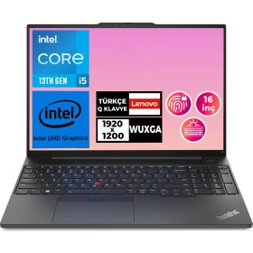 Resim Lenovo ThinkPad E16 G1 i5-13420H 40GB 1TB SSD 16\ Freedos Taşınabilir Bilgisayar 21JN00K7TX 006 