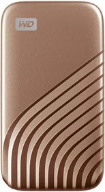 Resim WD My Passport 500 GB WDBAGF5000AGD 2.5'' SSD USB-C 3.2 Taşınabilir SSD - Gold 