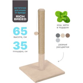 Resim Rıch Breed Kedi İçin Tırmalama Direği Ayaklı Masa 366707730 