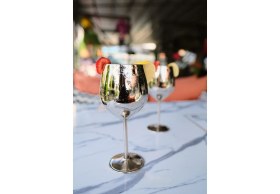 Resim Bakır Concept Bakır Kadeh Modern Model Gümüş Renk 2'li 