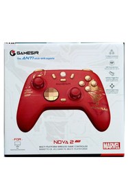 Resim GameSir Nova 2 Lite Hall Effect 2.4g Wireless Controller Iron man Edition Switch 2, Windows PC, Android ,Ios 