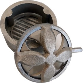 Resim Zesa Lotus Yerli Döküm Nargile Közlüğü 