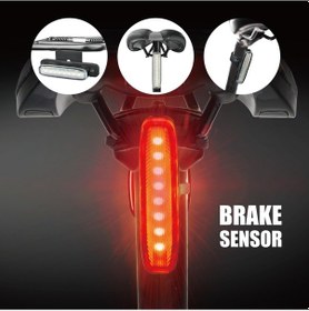 Resim Bike Sky Brıvıga - LW-BEAM50 Pro 50 Lümen Kablosuz Kumandalı Dönüş Sinyali (Fren Sensörlü, 8 Kırmızı + 9 Sarı 