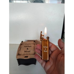 Resim Özel Çakmak (Hediye Arama Çünkü Onu Buldun) Şik ve Kalite Tasarım Kutulu Isim Yazılı09 
