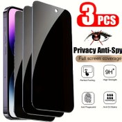 Resim 3 adet Telefon Ekran Koruyucu iPhone 16/16 Pro/16 Plus/16 Pro Max Gizlilik Temperli Cam Akıllı Telefon 15/15 Pro/15 Plus Koruyucu Film 15 Pro Max/14/14 Plus/14 Pro/14 Pro Max/13/13 Pro/13 Mini/13 Pro Max/12/12 Pro/12 Mini/12 Pro Max/11/11 Pro/XS Max 