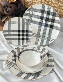 Resim Yemek Takımı 24 Parça 6 Kişilik Elegantra 
