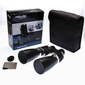Resim Nikula 90X60 Metal Gevdili Mavı Mercekli Dev Boy Kamp Avcılık Dürbün 1000M/35M 