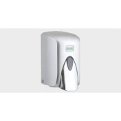 Resim Vialli F5C Krom Görünümlü Hazneli Sıvı Köpük Sabun Dispenseri Aparatı - Duvara Monte - 500 Ml. 