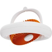 Resim Tavan Fanı Uzaktan Kumanda Salınım Fan 7inch 4000MAH 4 Dişliler ve Sıcak Işık LED Lamba USB Masası Tavan Fan-B (Yurt Dışından) 